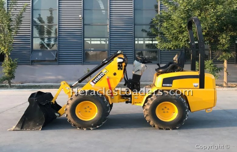 Chinese compact wheeel loaders Heracles H180 is one of our best mini loaders