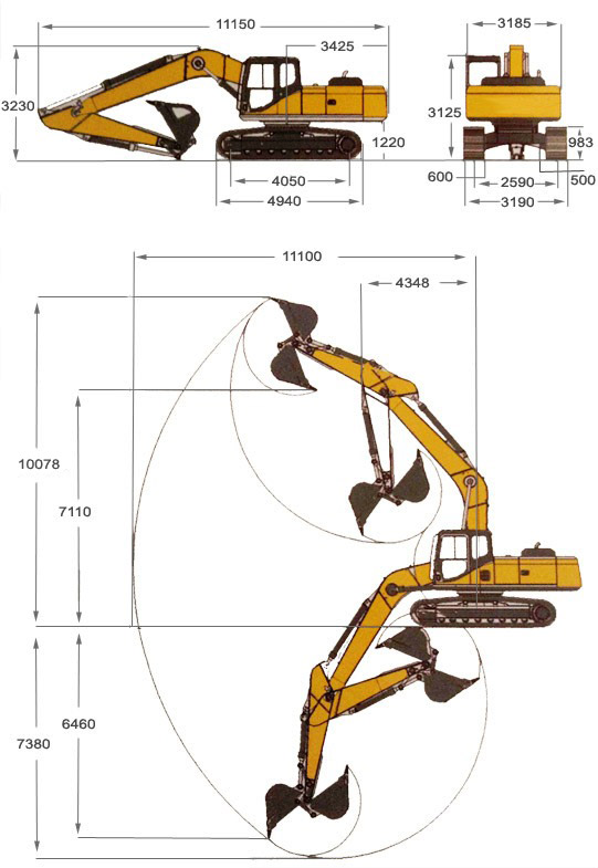 chinese excavator