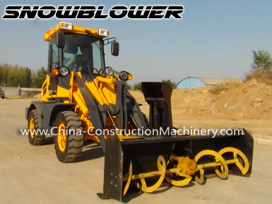 wheel loader snow blower