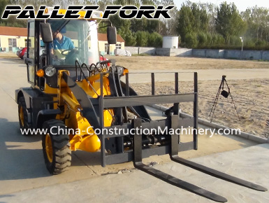 wheel loader forklift